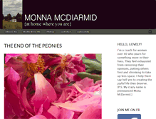 Tablet Screenshot of monnamcdiarmid.com